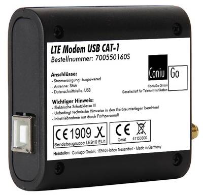 coniugo lte modem cat 1 usb